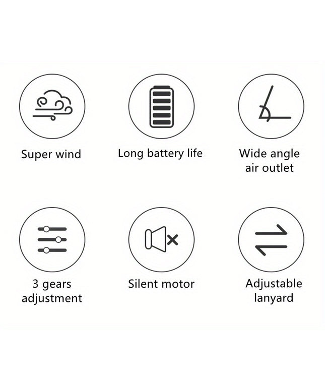 Portable Fan- Neck Fan