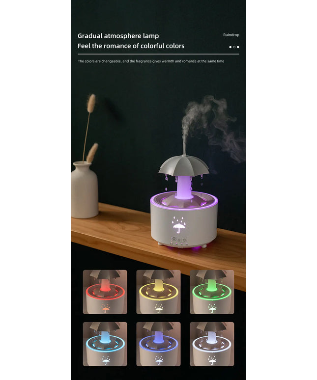 Oil Diffuser Fountain Water Drop Sound for Home