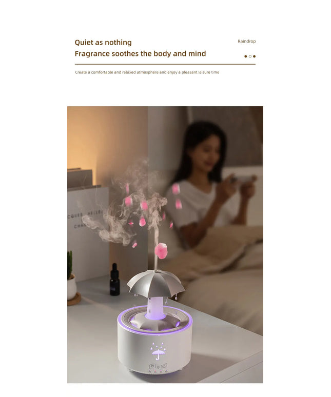 Oil Diffuser Fountain Water Drop Sound for Home
