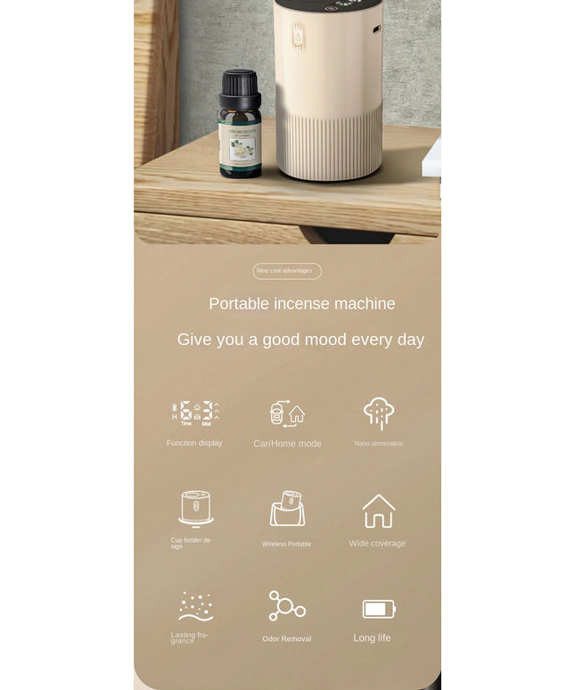 Pubilee Portable Cordless Diffuser Battery