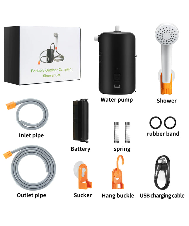 Portable Camping Shower Electric Pump