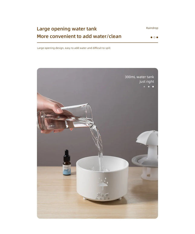 Oil Diffuser Fountain Water Drop Sound for Home