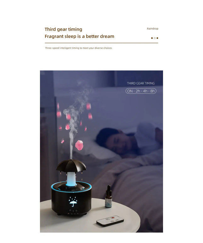 Oil Diffuser Fountain Water Drop Sound for Home