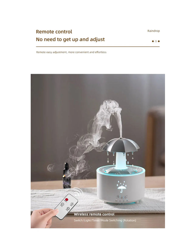 Oil Diffuser Fountain Water Drop Sound for Home