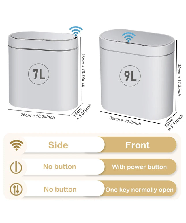 Smart Trash Can Narrow 7/9L